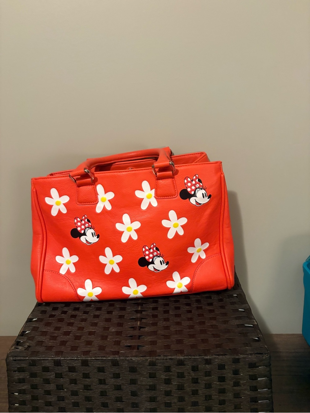 Disney Loungefly Red Minnie Daisy Purse
